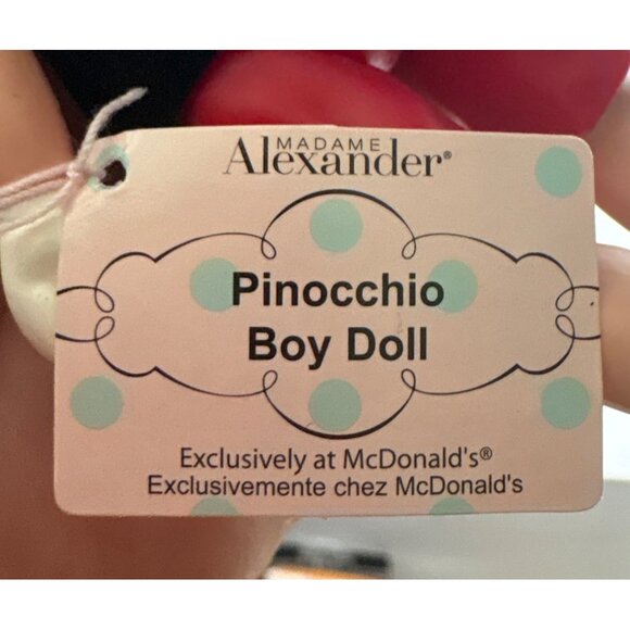 Madame Alexander Dolls McDonalds Exclusive Wendy Dolls Cruella Jasmine Pinocchio - Picture 8 of 9